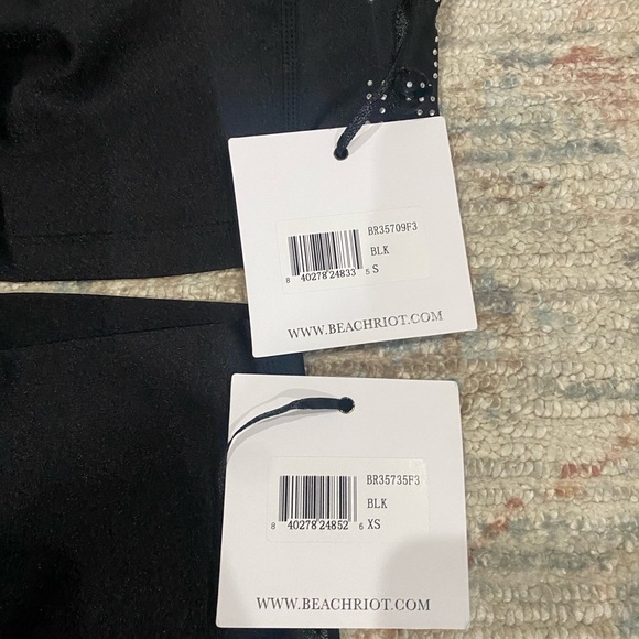 Beach Riot Black Rhinestone check - Picture 4 of 6